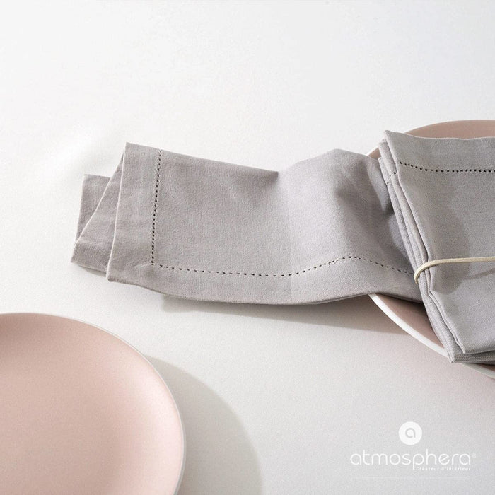 Atmosphera Grey Napkins (40 x 40 cm)