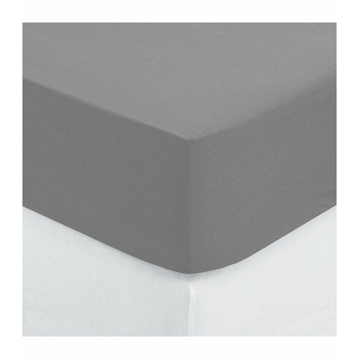 Atmosphera Gray Fitted Sheet (90 x 190 cm)