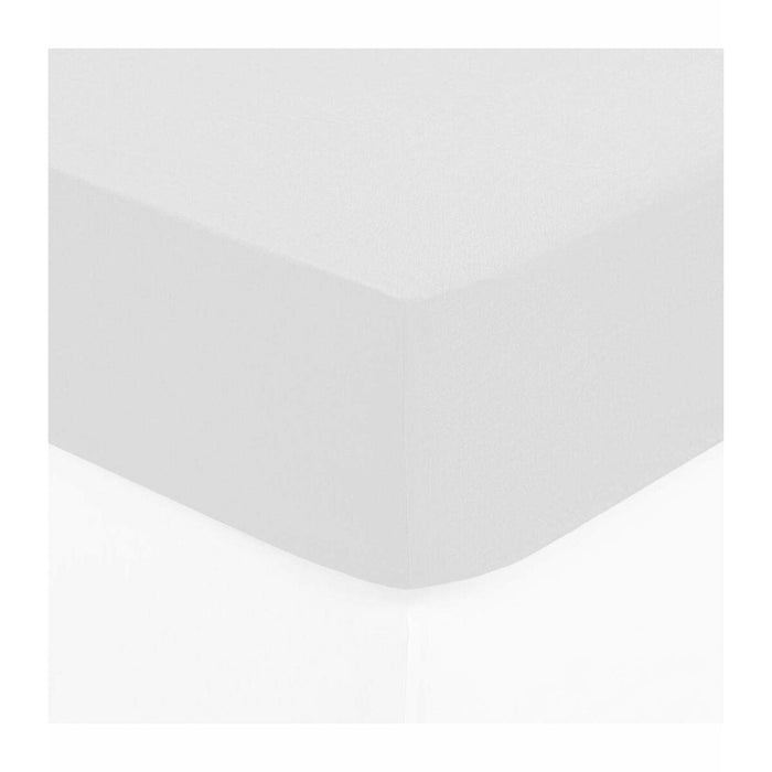 Atmosphera White Fitted Sheet (140 x 190 cm)