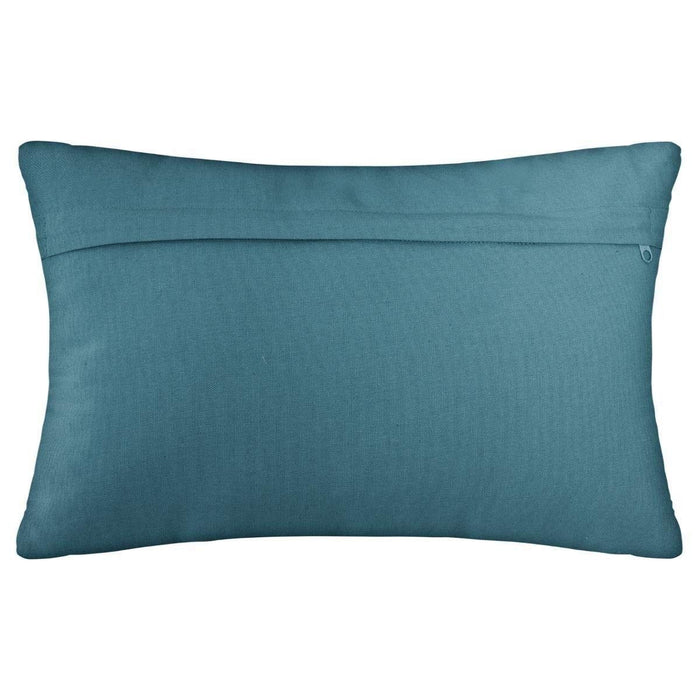 Atmosphera Otto Blue Cotton Cushion (50 x 30 cm)
