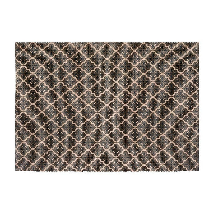Atmosphera Rug Black Beige Cotton Multicolor 60 x 90 cm