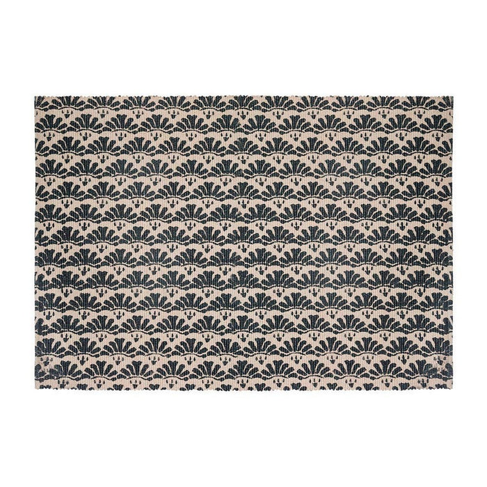 Atmosphera Rug Black Beige Cotton Multicolor 60 x 90 cm