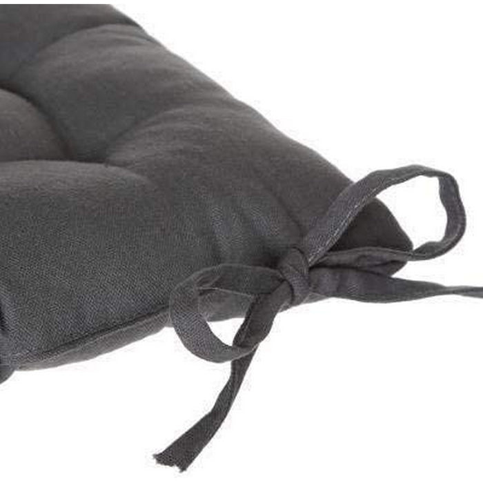 Atmosphera Chair Cushion Dark Grey 38 x 38 cm