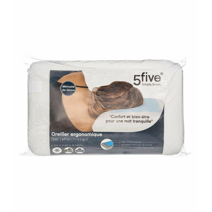 Tevere 5five Refreshing Ergonomic Gel Pillow 50 x 30 x 12 cm