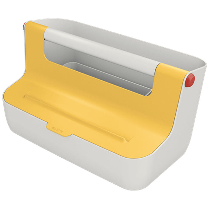 Leitz Cosy Storage Box Yellow ABS 21.4 x 19.6 x 36.7 cm Carry Handle