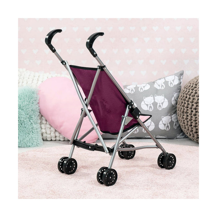 Carrito para Muñecas Reig Morada Paraguas Unicornio