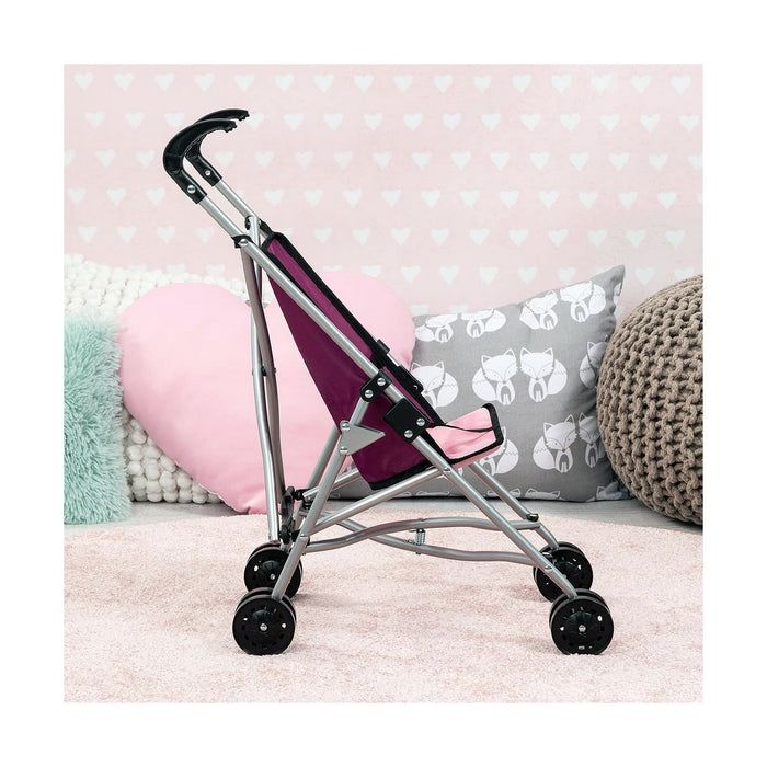 Carrito para Muñecas Reig Morada Paraguas Unicornio