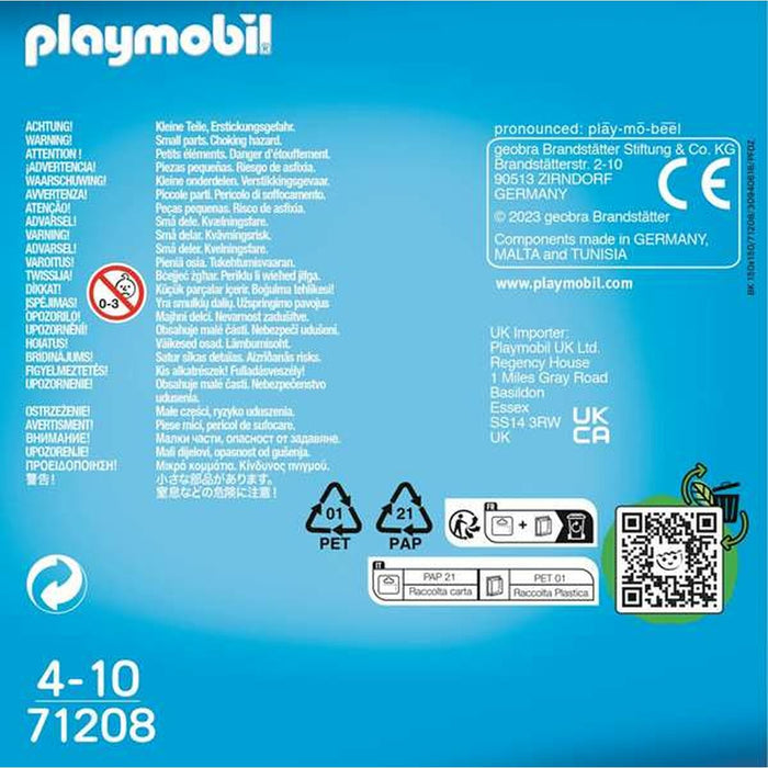 Figuras Articuladas Playmobil 71208 Príncipe Princesa 15 Piezas Duo