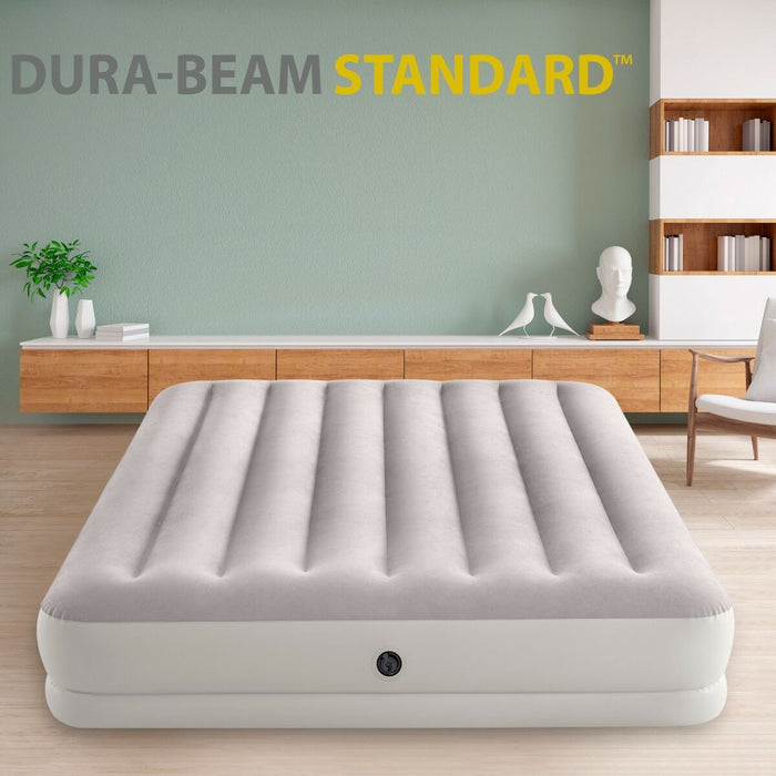 Intex Queen Dura Beam Mid Rise Prestige Inflatable Bed 152 x 30 x 203 cm 2 Units