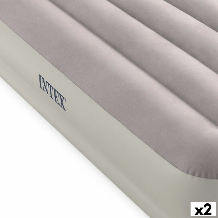 Intex Queen Dura Beam Mid Rise Prestige Inflatable Bed 152 x 30 x 203 cm 2 Units