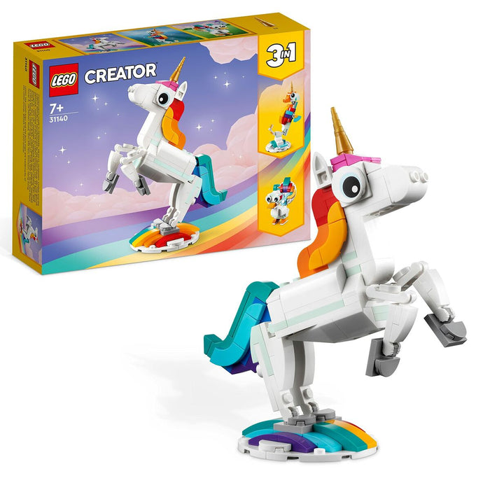 Lego Creator Magic Unicorn Playset 31140 3 in 1 145 Pieces