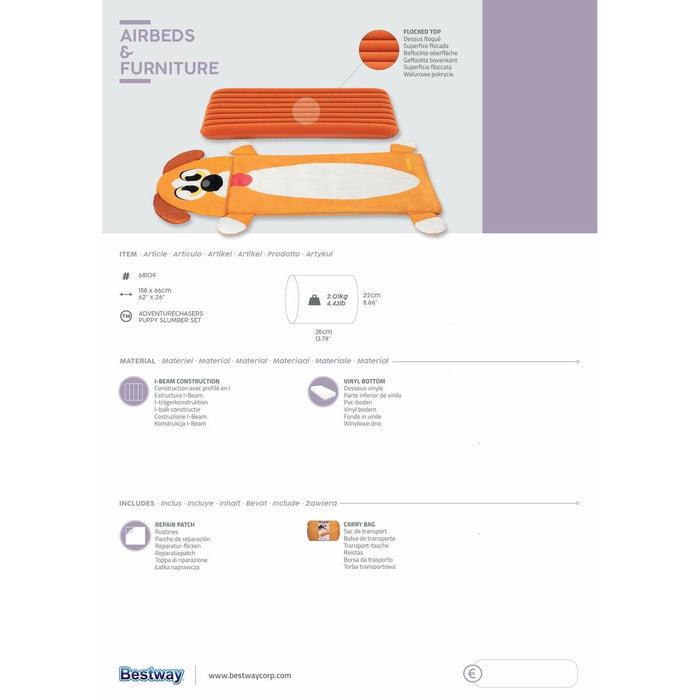Cama Hinchable Bestway Perro 158 x 66 cm