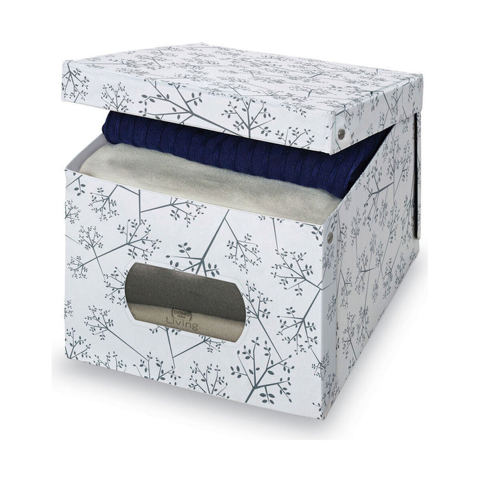 Domopak Living 916050 Multipurpose Box White White/Grey Cardboard 42 x 50 x 31 cm