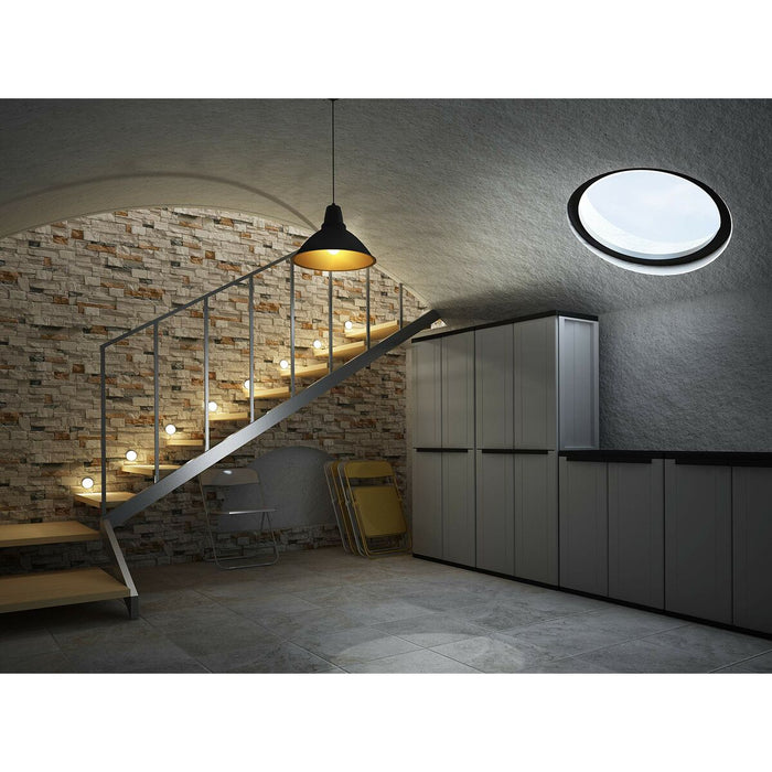 Terry JLine 368 Broom Closet Grey Black/Grey Resin Plastic 68 x 37.5 x 163.5 cm