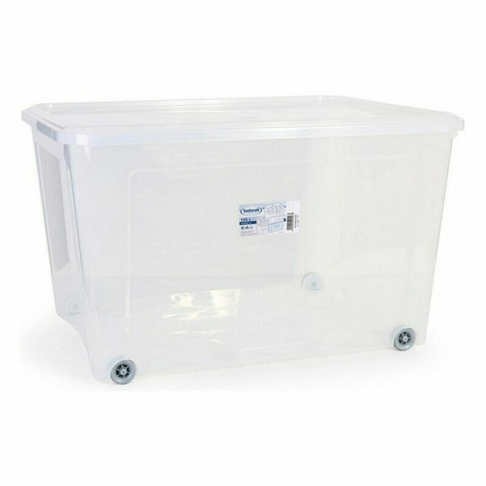 Tontarelli Combi Storage Box with Lid 145 L (78.2 x 58.2 x 47 cm) (3 Units)