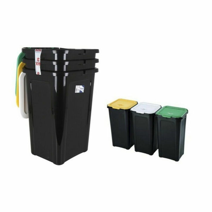 Tontarelli TON854 44 L Recycling Bin (3 Pieces) (2 Units)