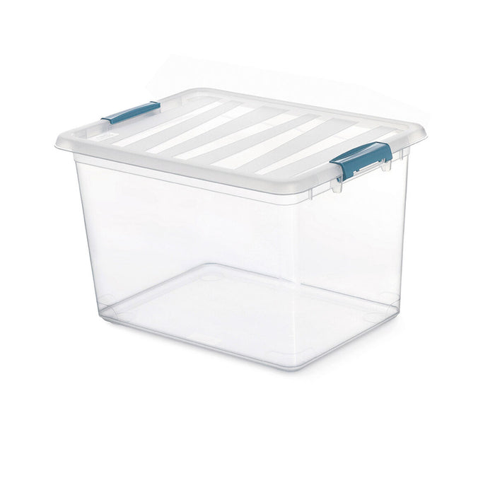 Domopak Living Katla Multipurpose Box With Handles Transparent 20 L Polypropylene (39 x 29 x 25.5 cm)