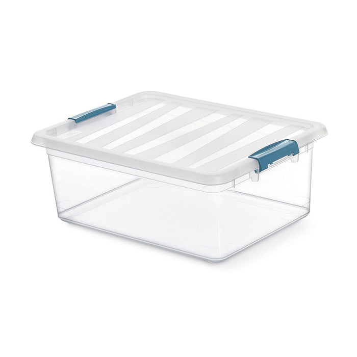Domopak Living Katla Multipurpose Box 39 x 29 x 15.5 cm Transparent Polypropylene 12 L