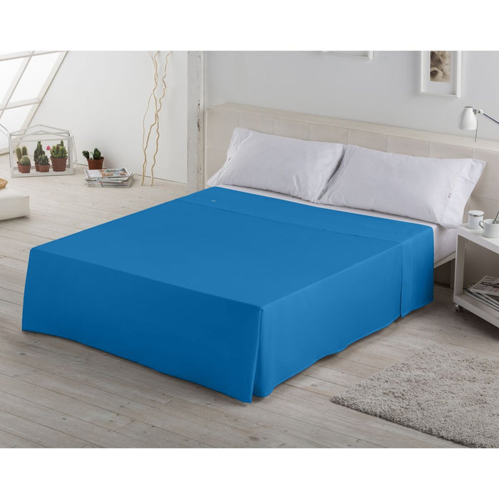 Alexandra House Living Blue Top Sheet 280 x 270 cm