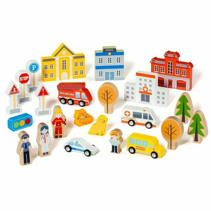 Moltó My First City Wooden Game