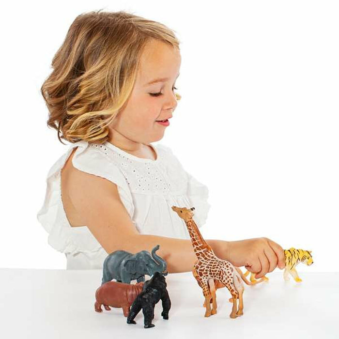 Set 6 Animales Salvajes Moltó Plástico