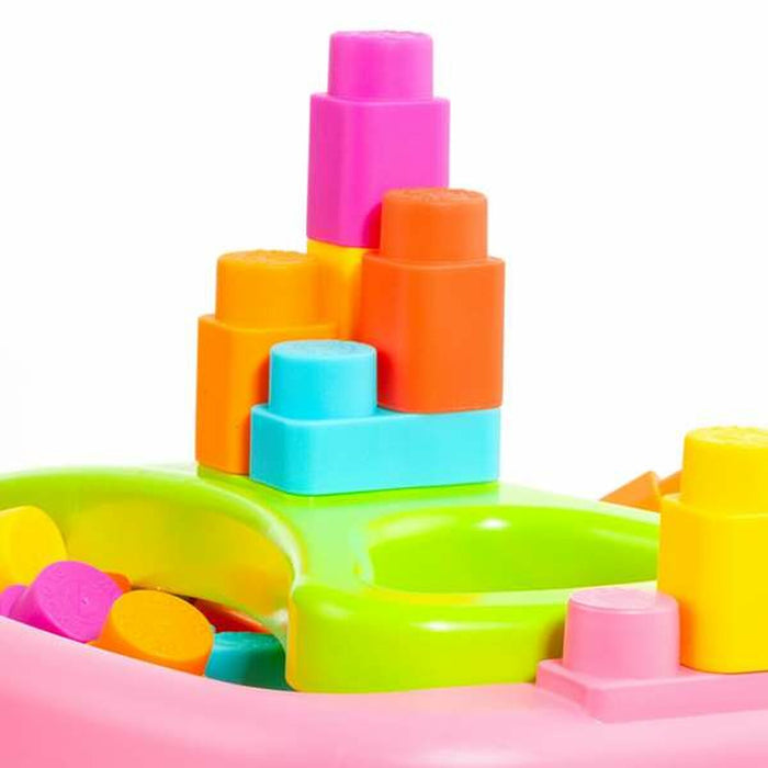 Bloques de Construcción Moltó    20 Piezas Carrito Rosa