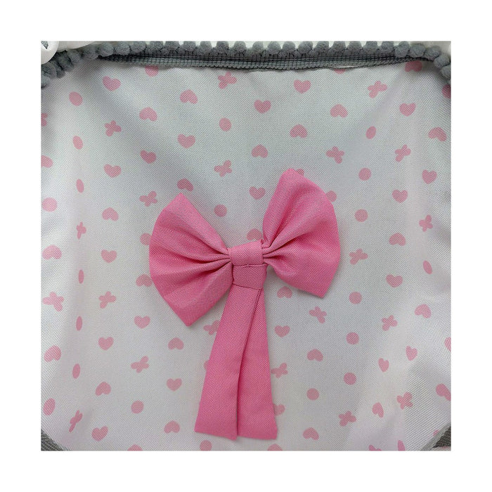 Silla para Muñecas Reig Paraguas Blanco Rosa Lunares