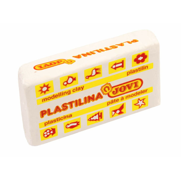 Jovi White Plasticine 50 g (30 pieces)
