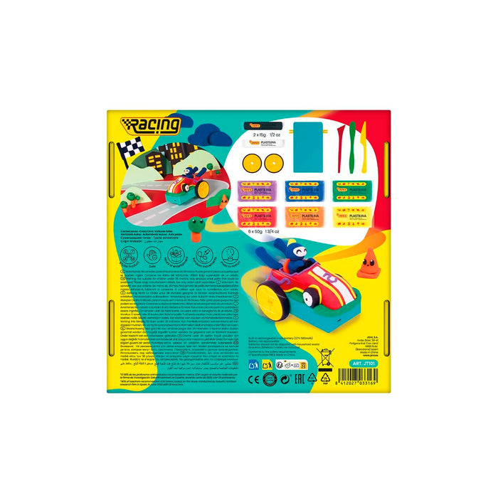 Juego de Plastilina Jovi Crazy Cars Racing Multicolor (1 Pieza)