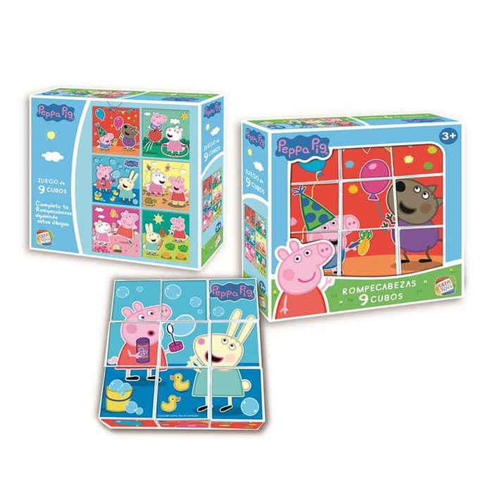 Peppa Pig Puzzle 9 Pieces 20 x 20 x 5 cm