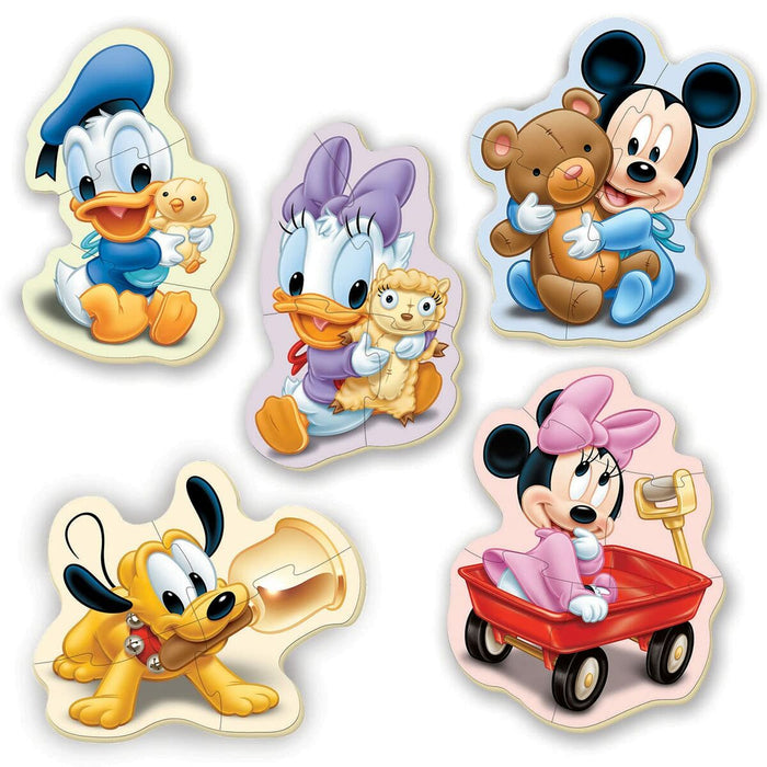 Set de 5 Puzzles   Mickey Mouse