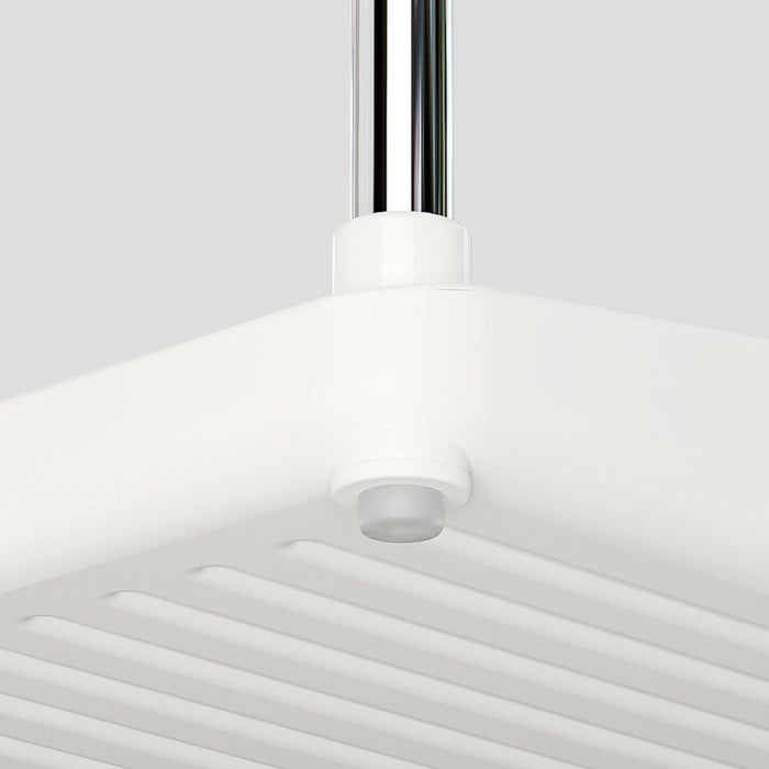 Max Home White 2-Shelf Kitchen Cabinet Organizer, 2 Units, 37.5 x 25.5 x 19 cm