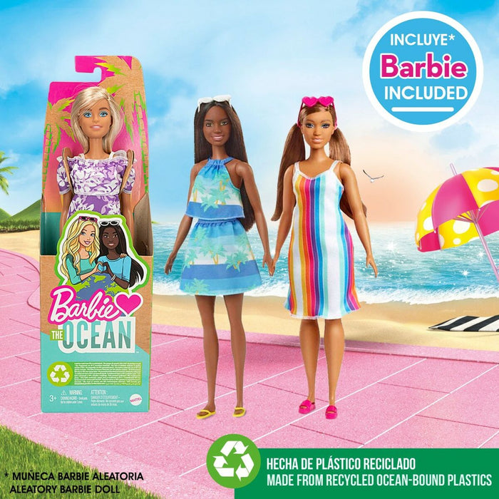 Barbie 8-Piece Beach Toy Set 18 x 16 x 18 cm