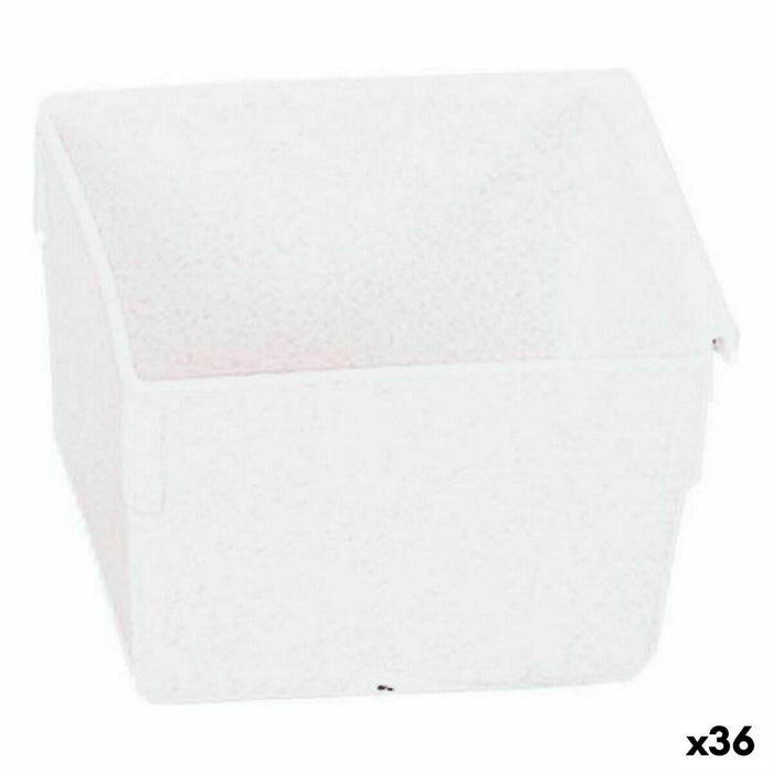 Modular Multipurpose Box White 8 x 8 x 5.3 cm (36 Units)