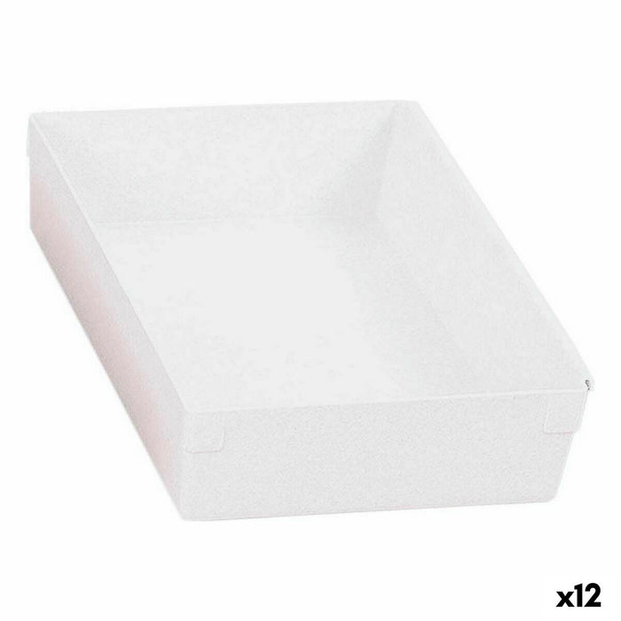 Modular Multipurpose Box White 22.5 x 15.5 x 5.3 cm (12 Units)