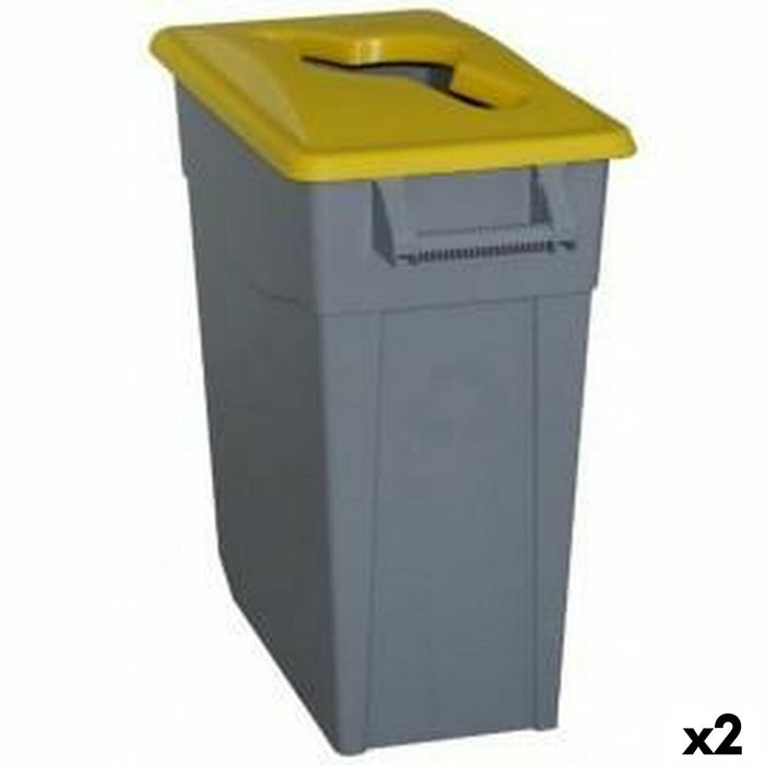 Denox 65 L Yellow Recycling Bin (2 Units)