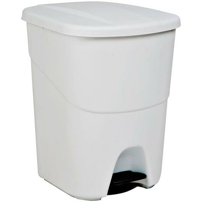 Denox 40 L White Plastic Trash Can