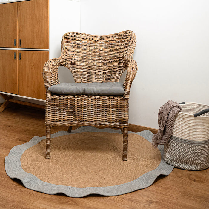 Vinthera Moa Jute Gray Rug 120 cm