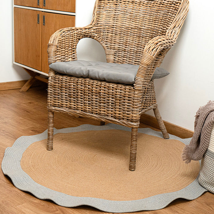 Vinthera Moa Jute Gray Rug 120 cm