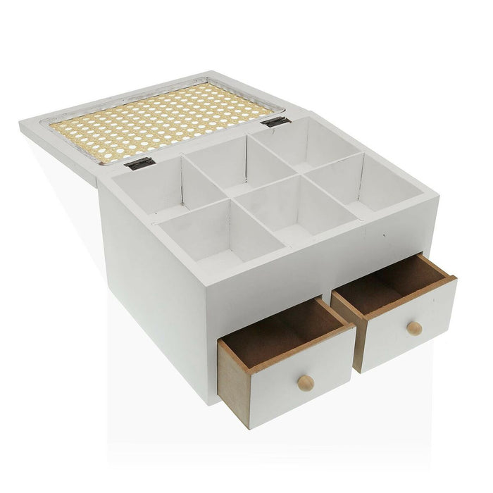 Versa White Jewelry Box (18 x 13.5 x 23 cm)