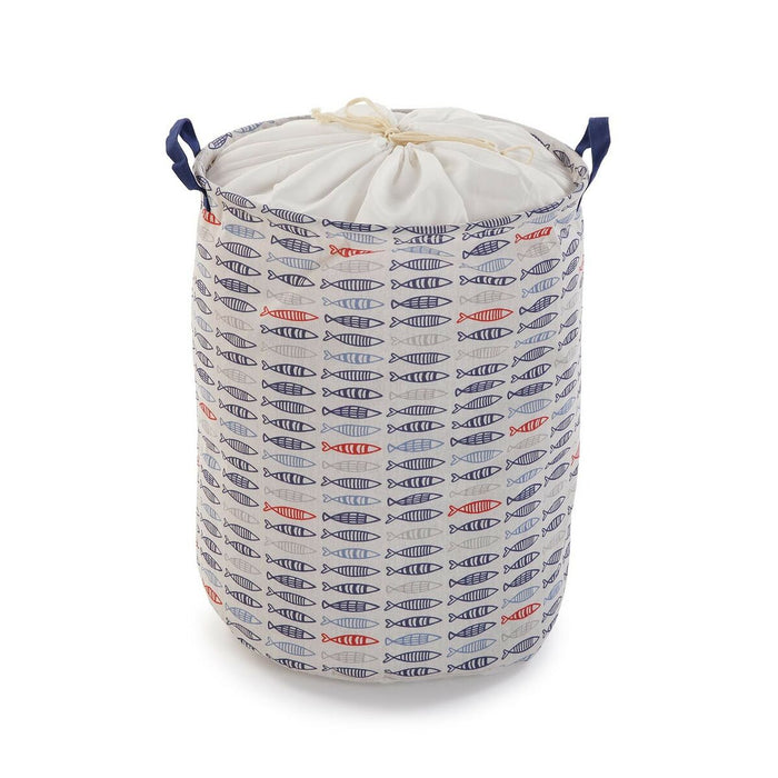 Versa Fish Laundry Basket Polyester Textile (38 x 48 x 38 cm)