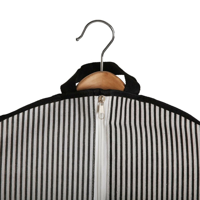 Funda para Traje Versa Rayas Negro 100 x 60 cm