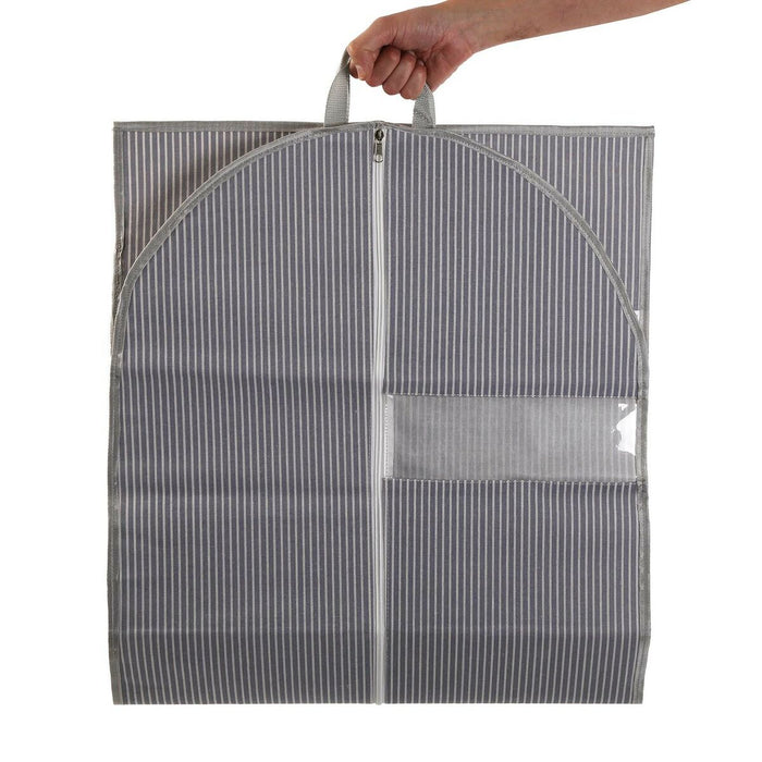 Versa Suit Cover Grey Stripes 135 x 60 cm
