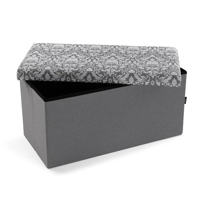 Baúl Desmontable Versa Damasco Madera MDF 38 x 37,5 x 76,5 cm