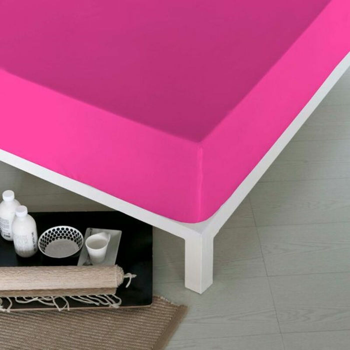 Naturals Fuchsia Fitted Sheet (90 cm Bed)