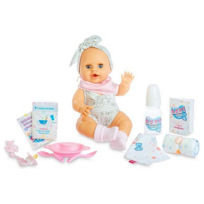 Baby Doll with Accessories Berjuan Susu Gray Body 38 cm (38 cm)