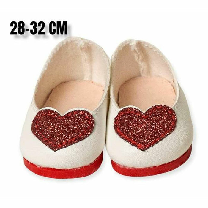 Berjuan Shoes 80201-22 Red Heart Ballet Flats