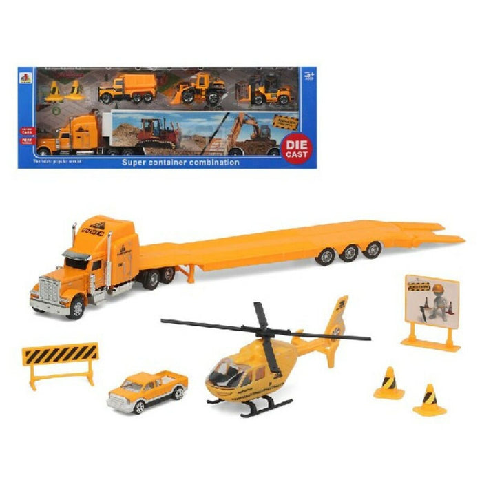 Super Container Construction Playset 39 x 14 cm Vehicle Carrier Truck