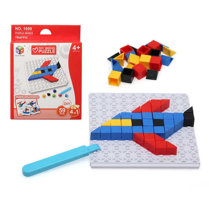 3D Plane Puzzle 17 x 13.5 cm