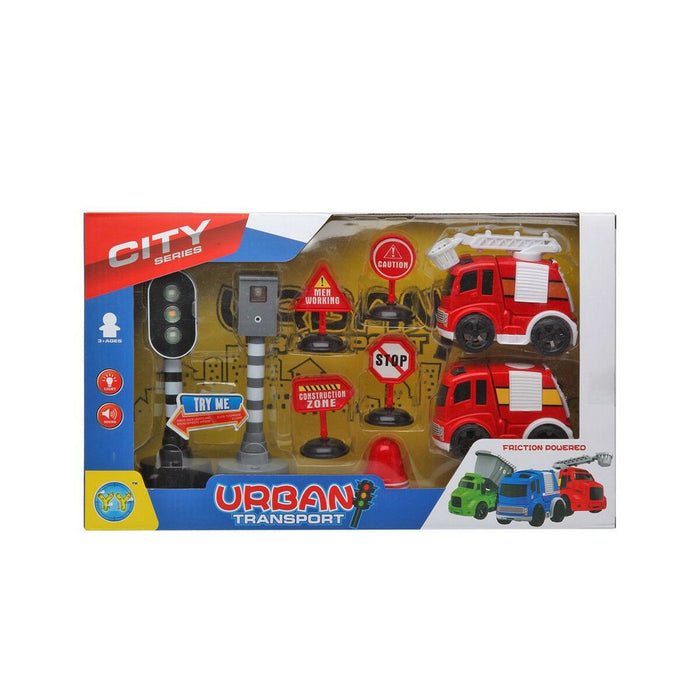 Playset de Vehículos City Series Fire 38 x 22 cm
